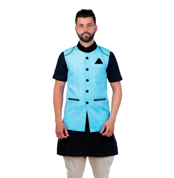 VEERA PARIDHAN Traditional Cotton Linen Nehru Jacket For Party And Wedding Price in India Buy VEERA PARIDHAN Traditional Cotton Linen Nehru Jacket