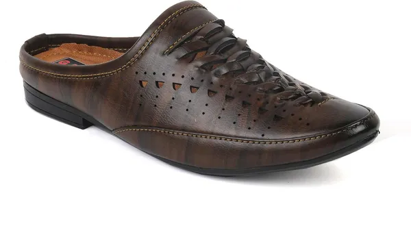Brown_Artificial_Leather_Slip_On_Shoes_For_Men