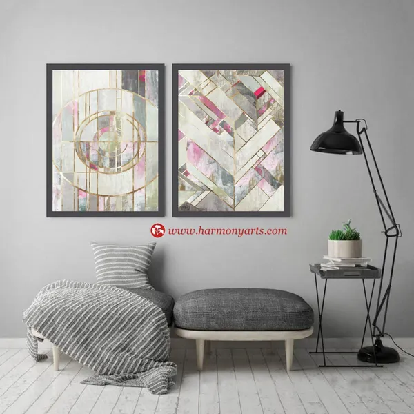 Blush_Deco_Wall_Set_32_|_Painting_for_Living_room_and_Bedroom