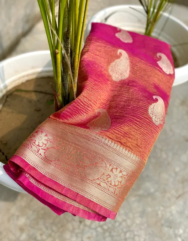 Banarasi_Soft_Tissue_Crush_Silk_Sarees