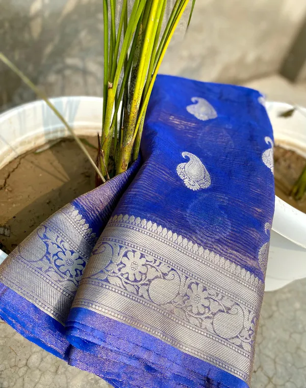 Banarasi_Soft_Tissue_Crush_Silk_Sarees
