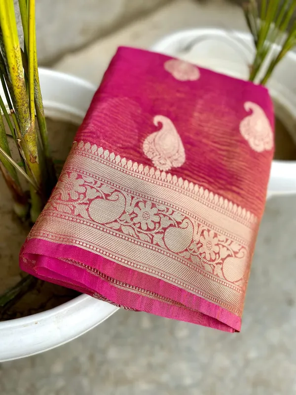 Banarasi_Soft_Tissue_Crush_Silk_Sarees
