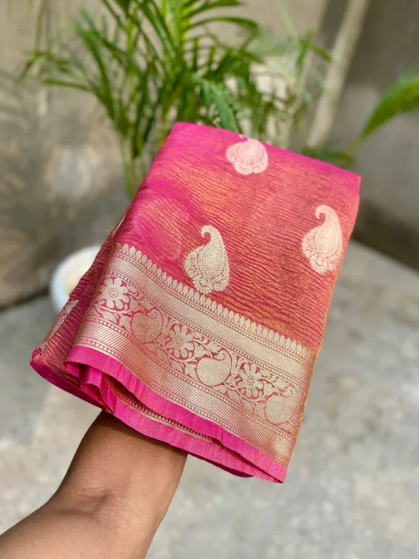 Banarasi_Soft_Tissue_Crush_Silk_Sarees