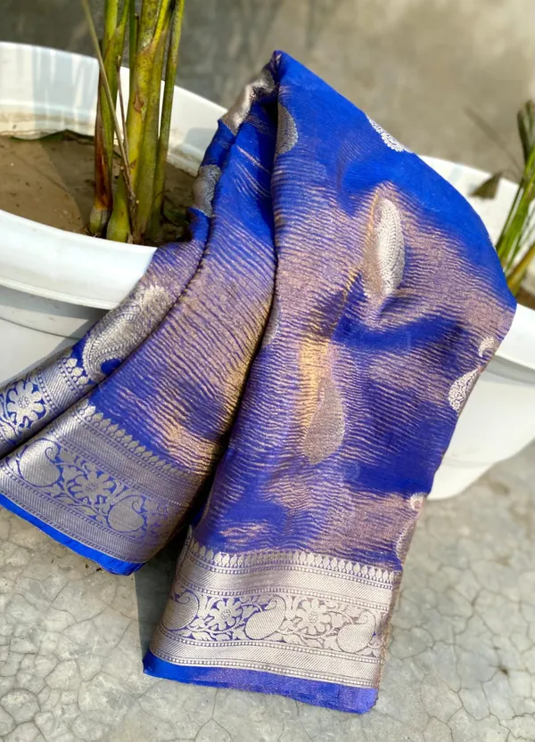 Banarasi_Soft_Tissue_Crush_Silk_Sarees