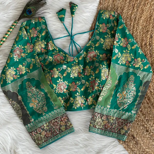 Blouse_-_Pure_Dola_Silk_with_exquisite_multicolor_weaving