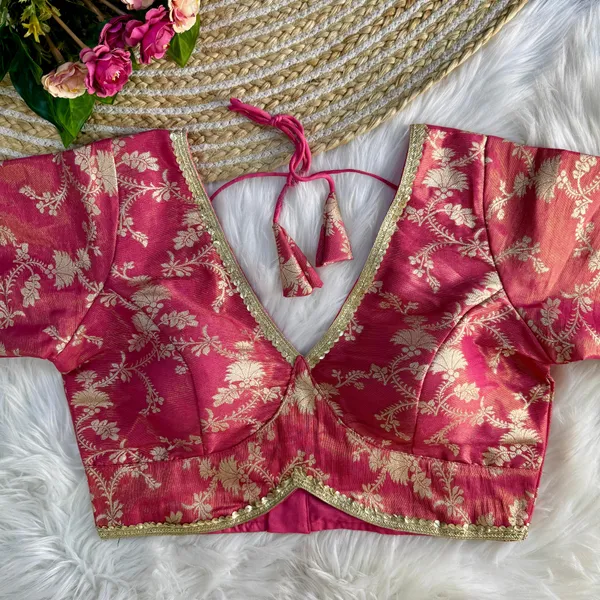 PURE_COSMOS_VISCOSE_JACQUARD_SILK_BLOUSE