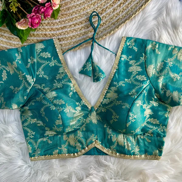 PURE_COSMOS_VISCOSE_JACQUARD_SILK_BLOUSE