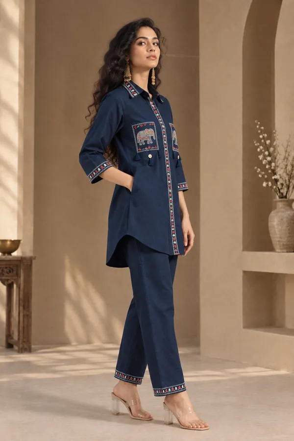 Navy_Blue_Cotton_Co-Ord_Set_For_Women