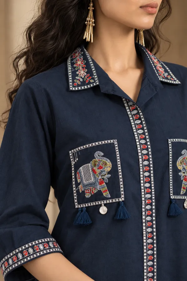 Navy_Blue_Cotton_Co-Ord_Set_For_Women