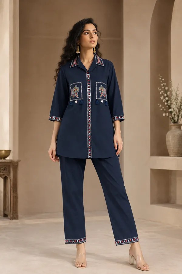 Navy_Blue_Cotton_Co-Ord_Set_For_Women