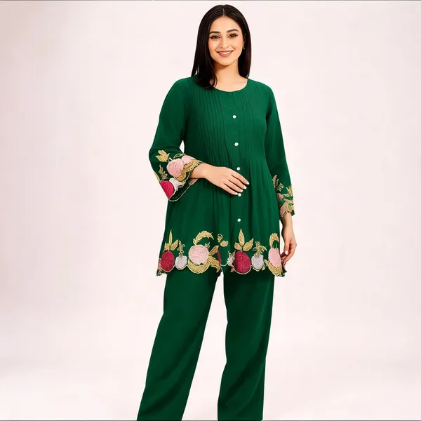 Light_Green_Cotton_Kurta_Pant_Set_For_Women