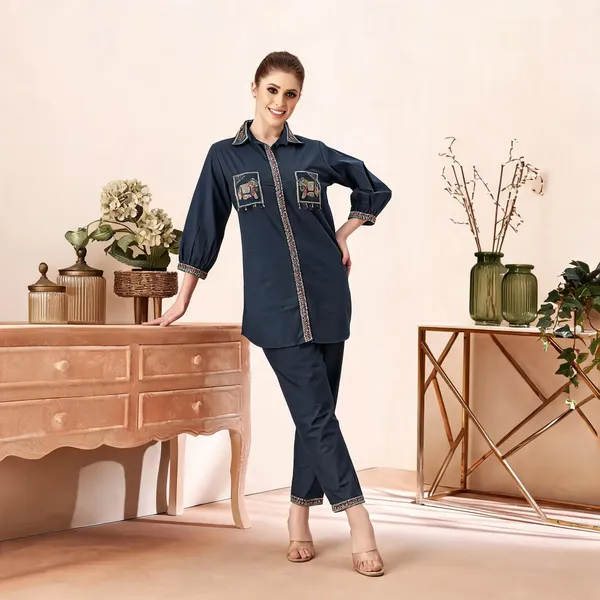 Navy_Blue_Cotton_Co-Ord_Set_For_Women