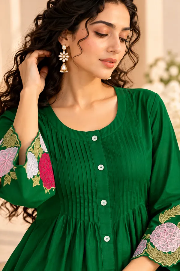 Light_Green_Cotton_Kurta_Pant_Set_For_Women