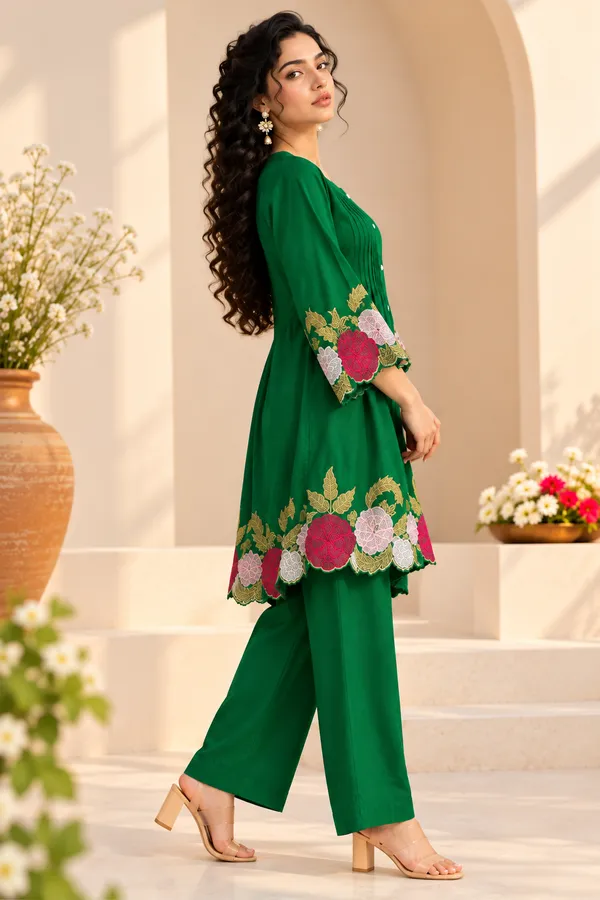 Light_Green_Cotton_Kurta_Pant_Set_For_Women