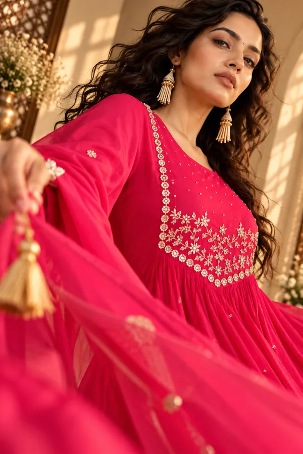 Pink_Cotton_3_Piece_Co-Ord_Set_For_Women