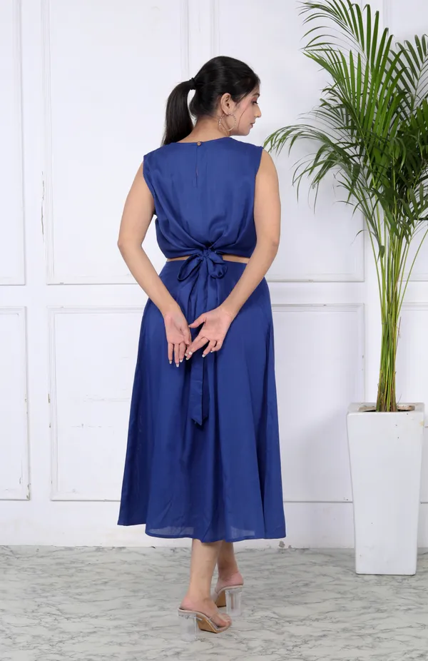 Blue_Trendy_Off-Shoulder_Gown_For_Women