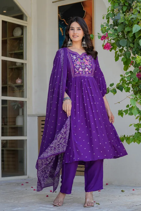 Embroidery_Kurta_Pant_Dupatta_Set_for_women