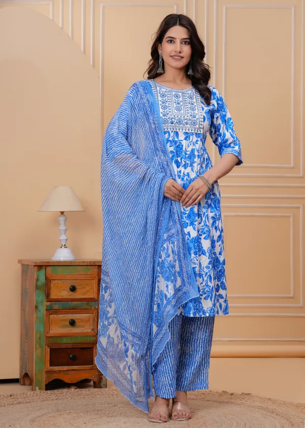 Embroidery_Kurta_Pant_Dupatta_Set_for_women