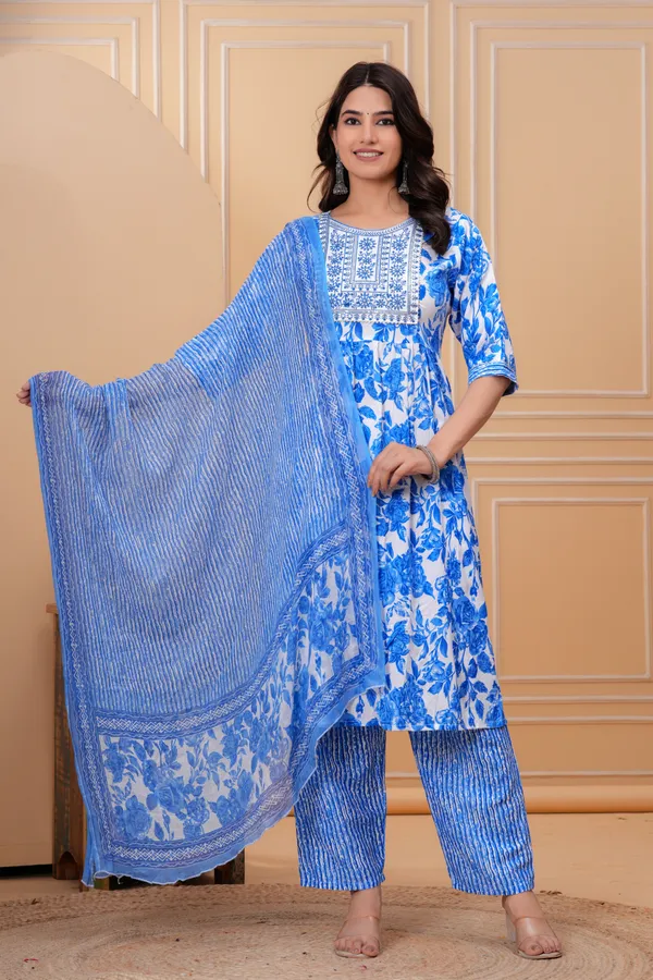 Embroidery_Kurta_Pant_Dupatta_Set_for_women
