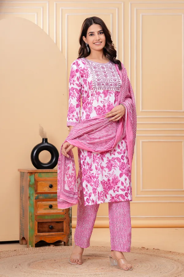Embroidery_Kurta_Pant_Dupatta_Set_for_women