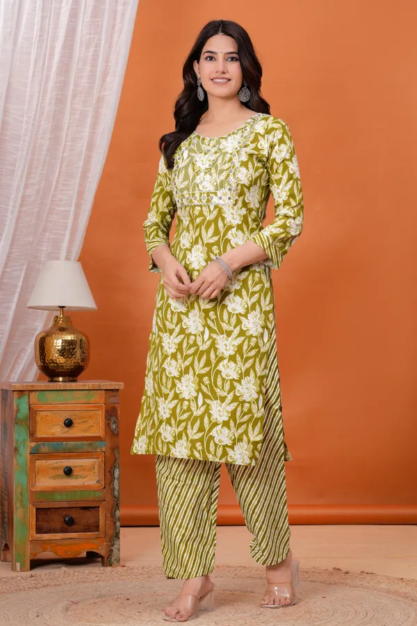 Rayon_Kurta_Pant_Set