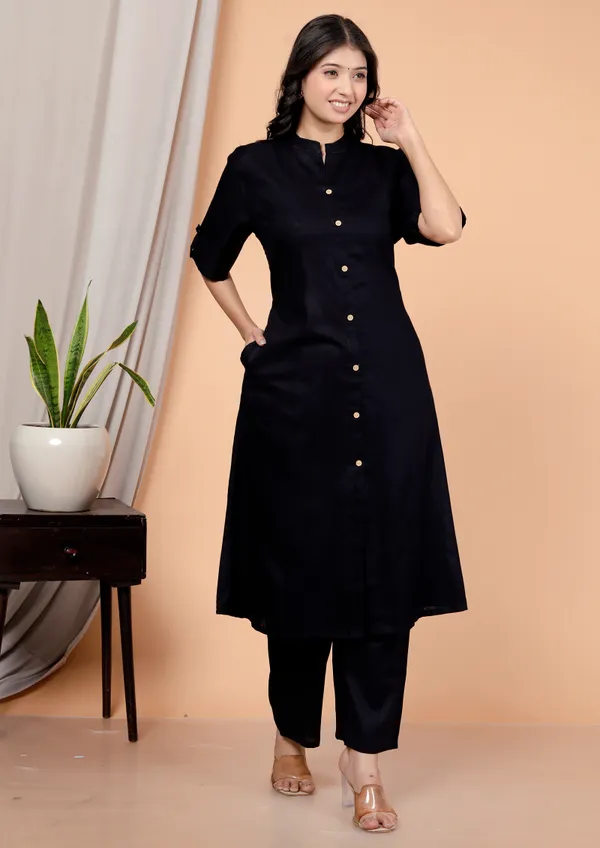 Rayon_Blue_Ethnic_Kurta_and_Pant_Set_For_Women
