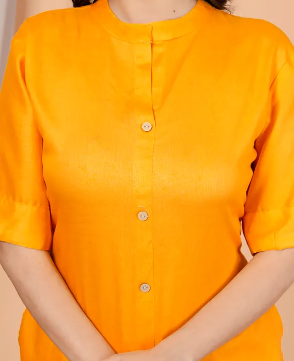 Rayon_Yellow_Ethnic_Kurta_and_Pant_Set_For_Women