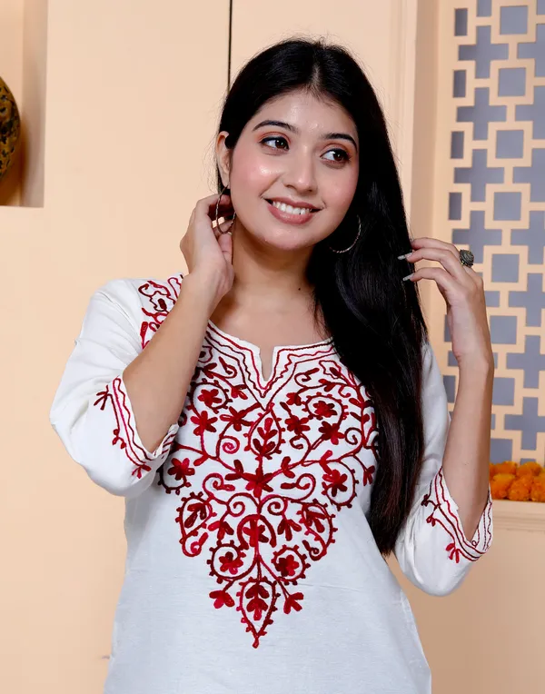 embroidery_Top/Short_Kurti_for_women