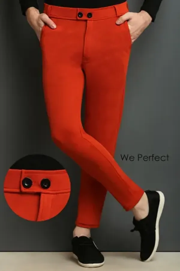 Pink-Orange_Slim_Fit_Casual_Formal_Trousers_For_Men_(Pack_Of_2)