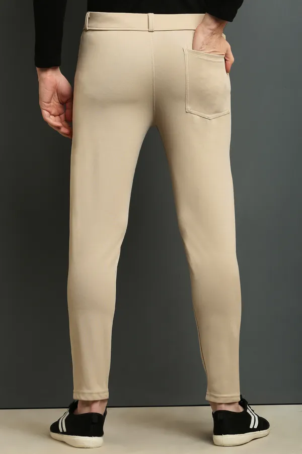 Cream_Slim_Fit_Casual_Formal_Trousers_For_Men