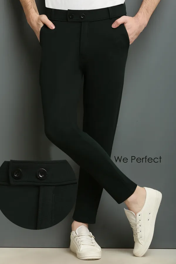 Green_Slim_Fit_Casual_Formal_Trousers_For_Men