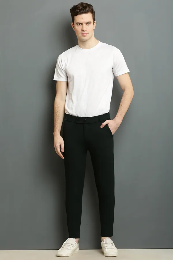 Green_Slim_Fit_Casual_Formal_Trousers_For_Men