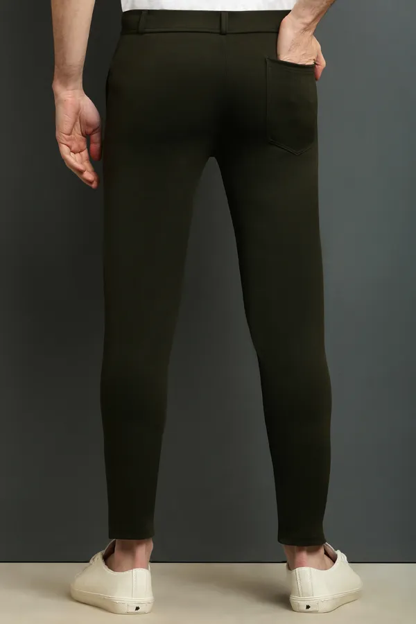Green_Slim_Fit_Casual_Formal_Trousers_For_Men