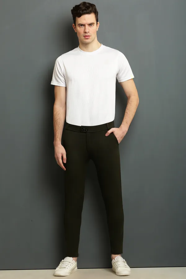 Green_Slim_Fit_Casual_Formal_Trousers_For_Men
