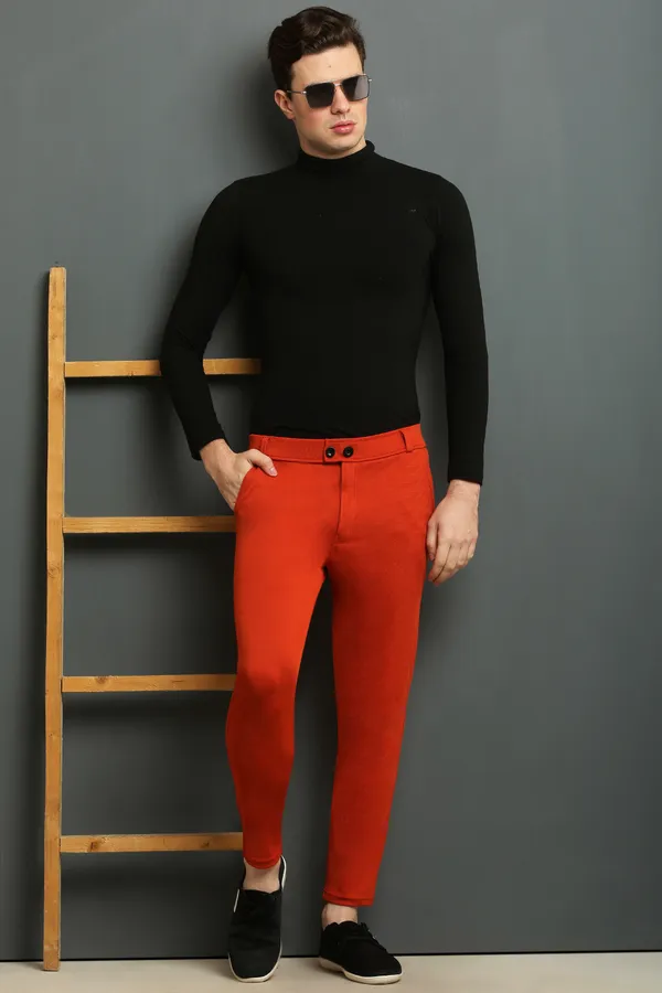 Orange_Slim_Fit_Casual_Formal_Trousers_For_Men