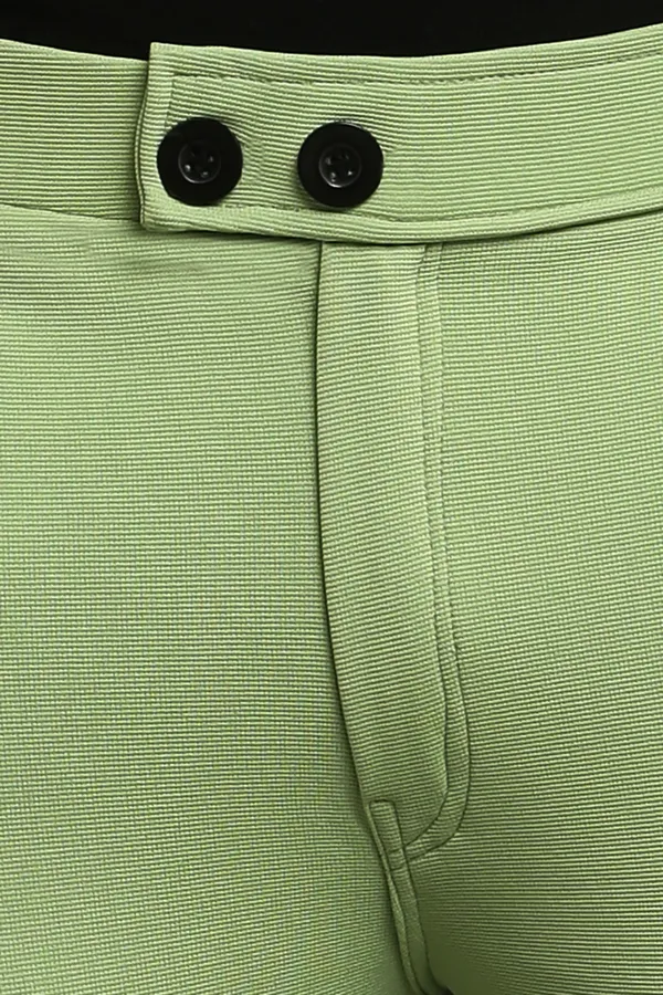 Green_Slim_Fit_Casual_Formal_Trousers_For_Men