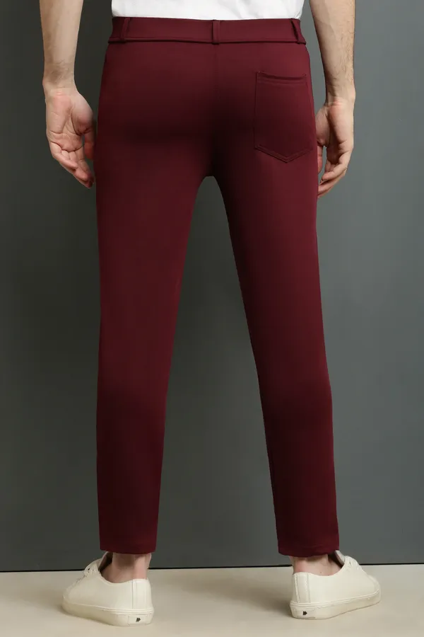 Wine_Slim_Fit_Casual_Formal_Trousers_For_Men