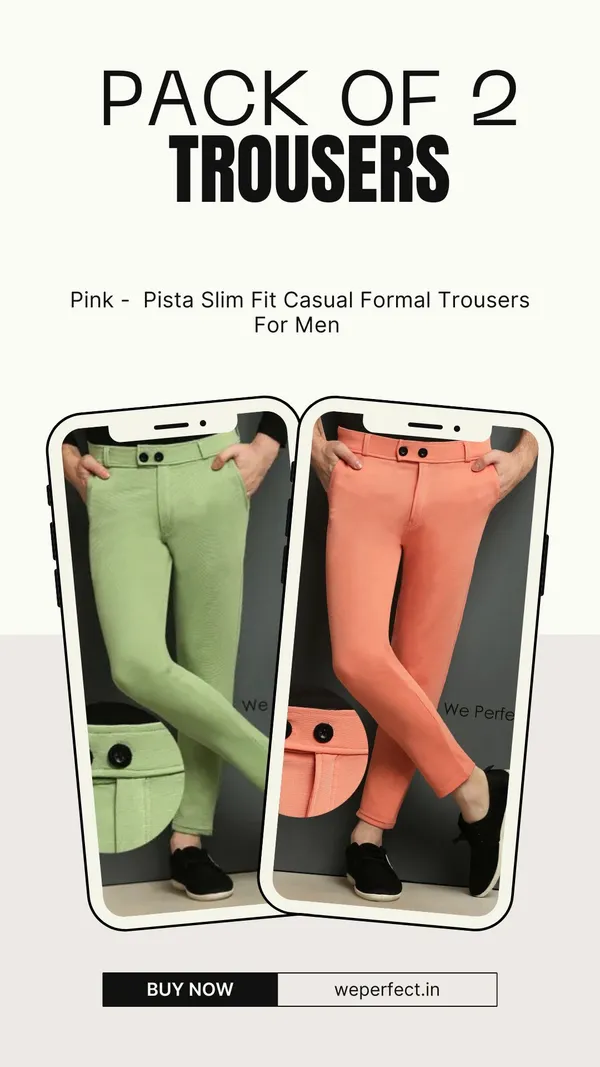 Pink-Pista_Slim_Fit_Casual_Formal_Trousers_For_Men_(Pack_Of_2)