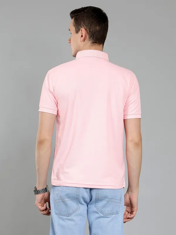 We_Perfect_Typography_Men_Polo_Neck_Pink_T-Shirt