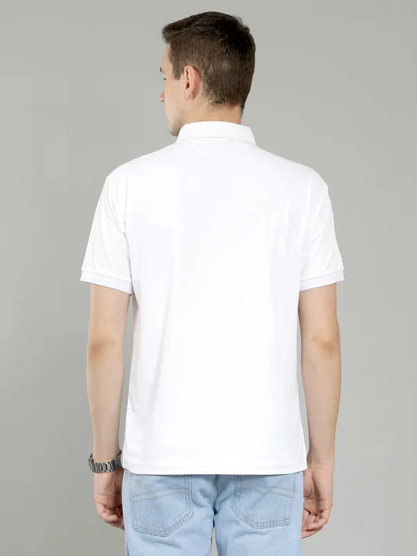 We_Perfect_Typography_Men_Polo_Neck_White_T-Shirt
