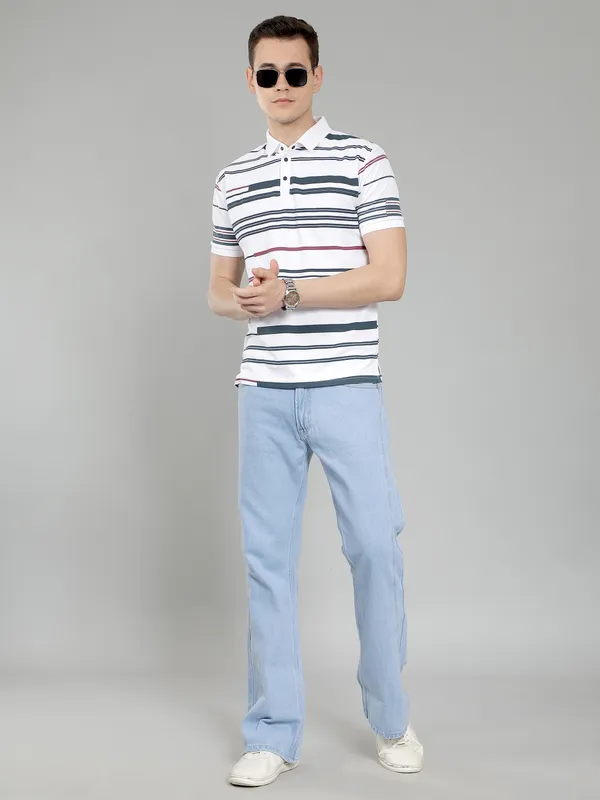 We_Perfect_Typography_Men_Polo_Neck_White_T-Shirt