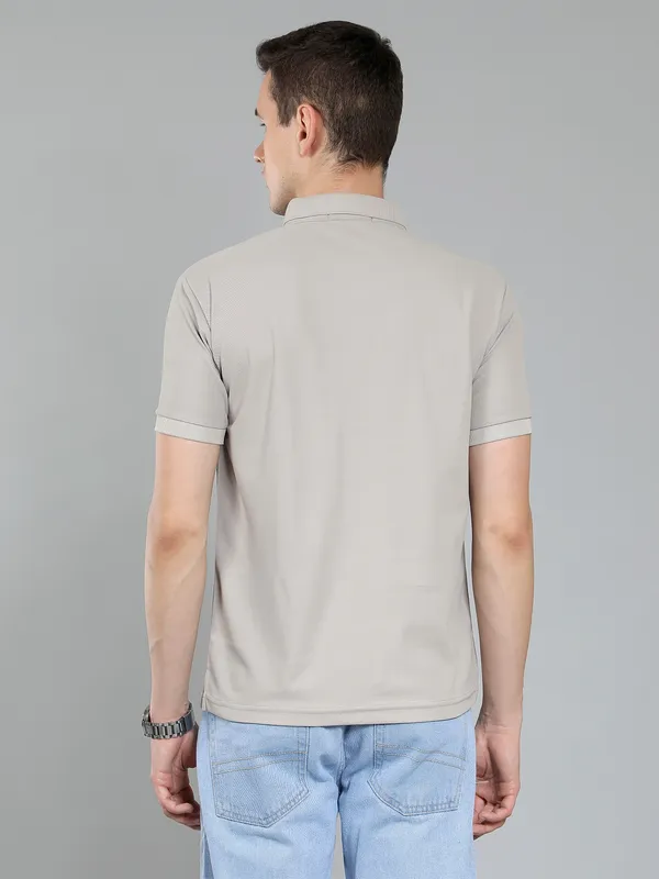 We_Perfect_Typography_Men_Polo_Neck_Grey_T-Shirt