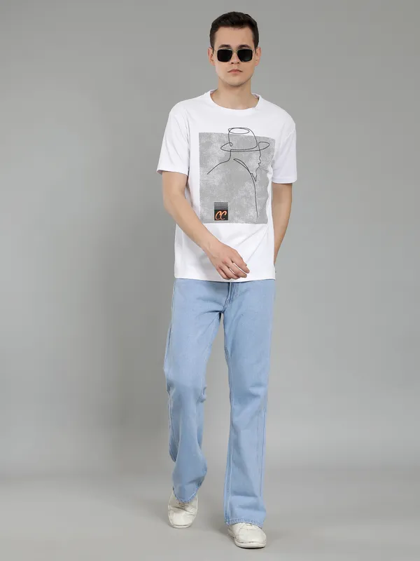 We_Perfect_Printed_Men_Round_Neck_White_T-Shirt