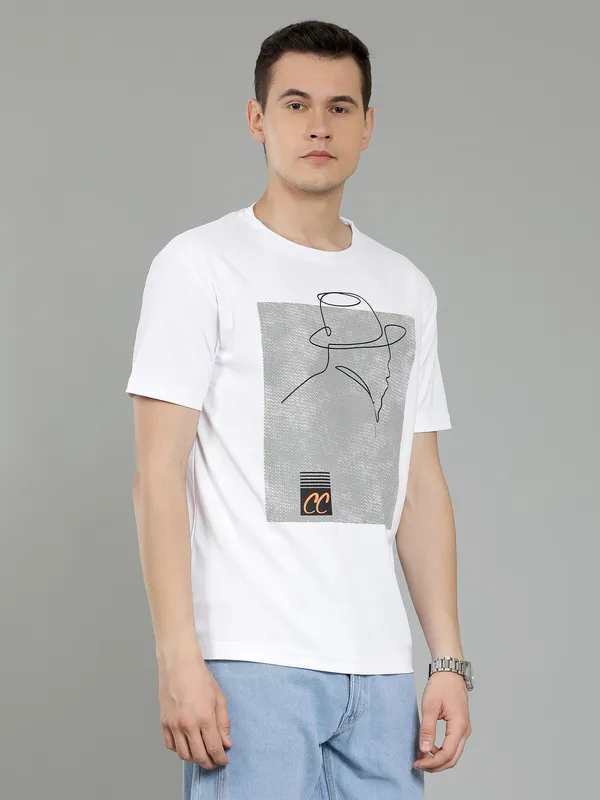 We_Perfect_Printed_Men_Round_Neck_White_T-Shirt