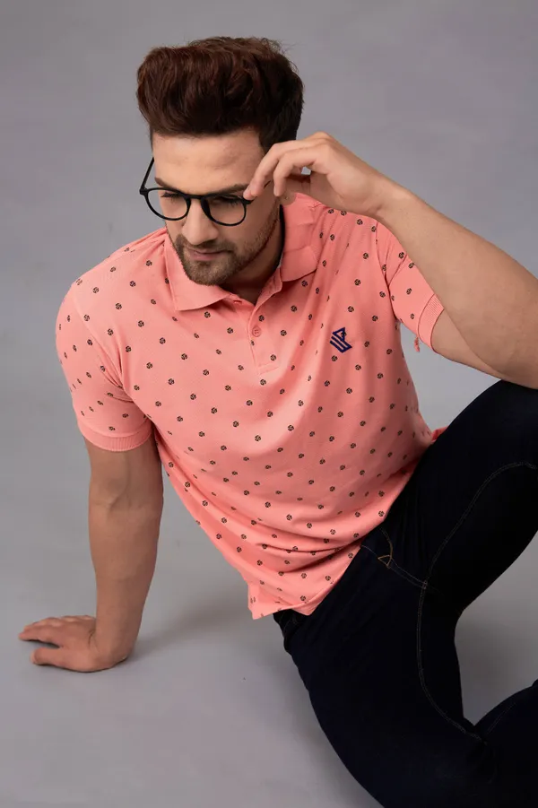 Printed_Men_Polo_Neck_Pink_T-Shirt