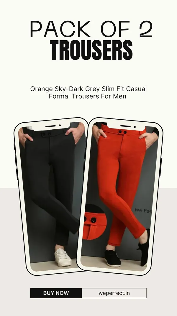 Orange-Dark_Grey_Slim_Fit_Casual_Formal_Trousers_For_Men_(Pack_Of_2)