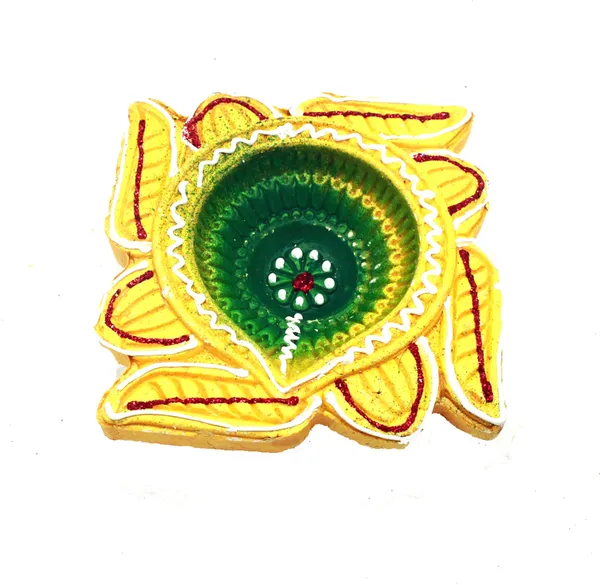 Pack_Of_12_Green_Terracotta_Diya_Set