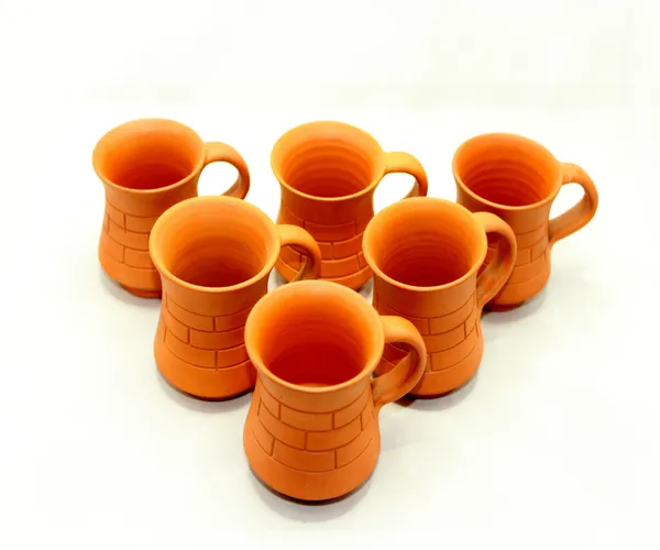 Pack_Of_6_Brown_Terracotta_Cup_Set_|_(120_ml)