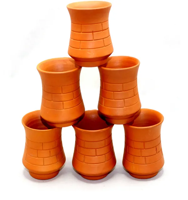 Pack_Of_6_Brown_Terracotta_Cup_Set_|_(120_ml)