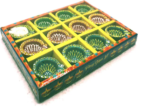 Pack_Of_12_Multicolor_Earthenware_&_Terracotta_Diya_Set